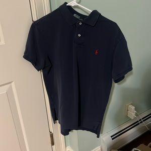 Men’s polo by Ralph Lauren, short sleeve shirt, navy